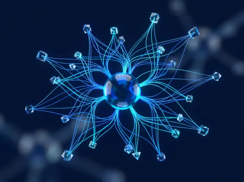 Abstract visual representing AI Workflow Orchestration